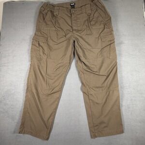 CQR Mens Tactical Cargo Pants Water Resistant Copper Brown 42W / 30L